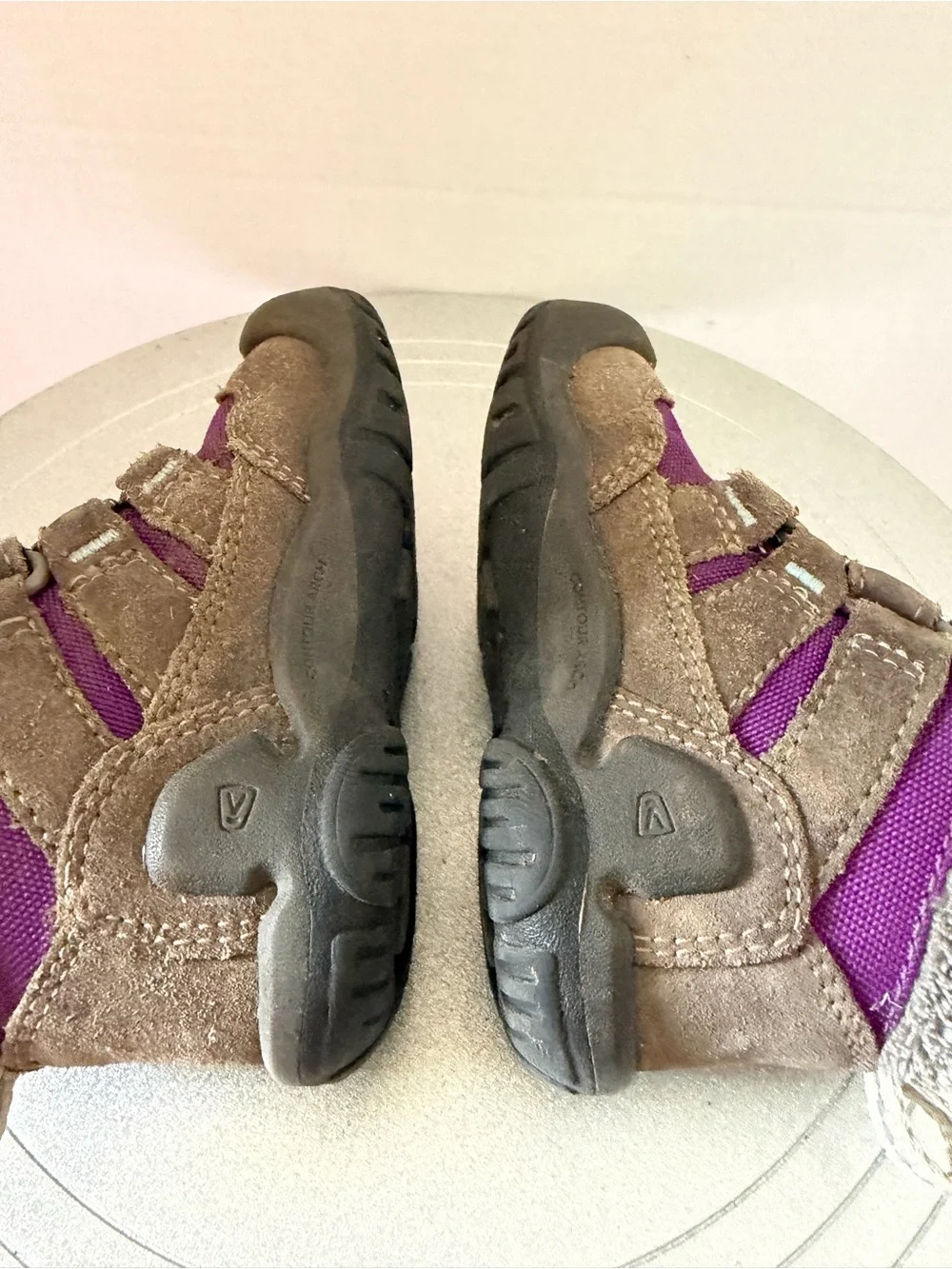 Keen knotch chukka mid High insulated boots size infant 5 Purple/Grey ColorWay